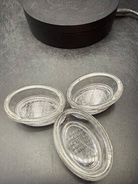 Oval Salt Cellar Set of 3